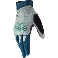 Rękawice rowerowe LEATT Glove MTB 3.0 Lite. Niebieskie rękawiczki LEATT, bez wzorów, sportowe. Za 279.00 zł.