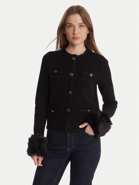 TWINSET Marynarka 252TT3040 Czarny Regular Fit. Czarne marynarki i żakiety Twinset, xs, bez wzorów, z syntetyku. Za 1,519.00 zł.