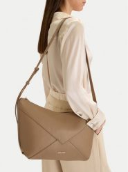 GINO ROSSI Torebka C-LDA8558 Beżowy. Brązowe torebki klasyczne Gino Rossi, bez wzorów, z materiału, bez dodatków. Za 199.99 zł.