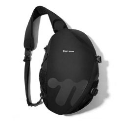 Torba na ramię wodoodporna odblaskowa na tablet 11 cali. Czarne torby na ramię WEST BIKING, bez wzorów, z materiału, eleganckie, na ramię, bez dodatków. Za 248.00 zł.