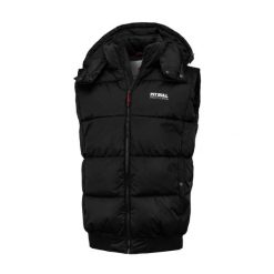 Kamizelka sportowa uniwersalna Pitbull West Coast Walpen bezrękawnik. Czarne kamizelki PITBULL, l, bez wzorów, bez kaptura. Za 279.00 zł.