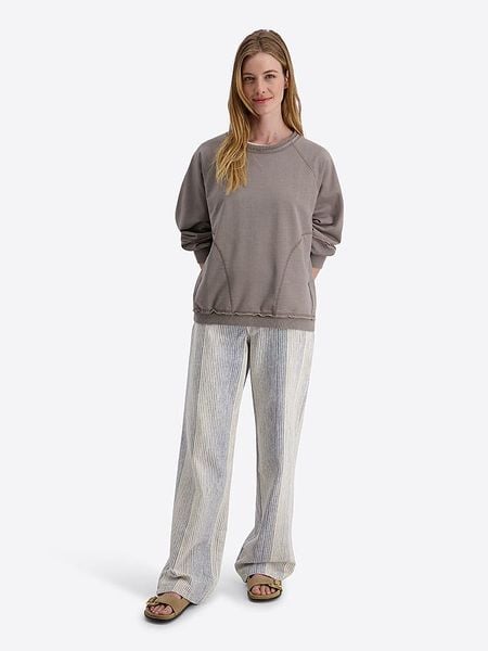 Timezone Bluza w kolorze szarobrązowym rozmiar: M. Brązowe bluzy Timezone, m, bez wzorów, z bawełny, bez kaptura. Za 139.95 zł.