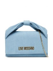 LOVE MOSCHINO Torebka JC4251PP0MKR0700 Niebieski. Niebieskie torebki klasyczne Love Moschino, bez wzorów, z materiału, bez dodatków. Za 549.99 zł.