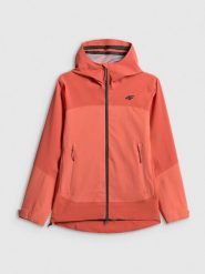 4F Kurtka trekkingowa przeciwdeszczowa membrana 20000 damska - czerwona M. Czerwone kurtki sportowe 4f, na lato, l, bez wzorów, z tkaniny, bez kaptura. Za 699.99 zł.