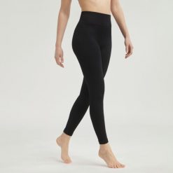 Damskie legginsy DIM Active Relax&Go. Czarne legginsy DIM, s, z aplikacjami, z materiału. Za 140.00 zł.