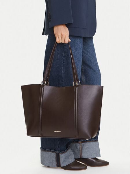 GINO ROSSI Torebka CEO-YANAY Brązowy. Brązowe shopper Gino Rossi, bez wzorów, ze skóry, bez dodatków. Za 279.99 zł.