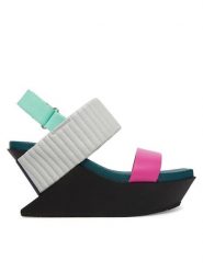 United Nude Sandały Delta Wedge Puffier 10988958188 Kolorowy. Sandały United Nude, bez wzorów, ze skóry, bez obcasa, na koturnie, bez zapięcia. Za 1,269.00 zł.
