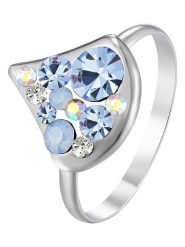 METROPOLITAN Pierścionek z kryształami Swarovski rozmiar: 56. Niebieskie pierścionki METROPOLITAN, z kryształem. Za 52.55 zł.
