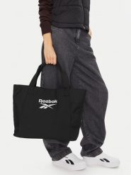 Reebok Torebka CWBEO-RBK-B-003-07 Czarny. Czarne shopper Reebok, bez wzorów, z materiału, bez dodatków. Za 99.99 zł.