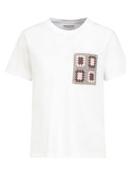 Eight2Nine Koszulka w kolorze białym rozmiar: L. Białe bluzki Eight2Nine, l, bez wzorów, z bawełny, bez kołnierzyka, bez ramiączek. Za 43.99 zł.