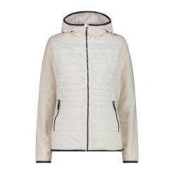 Hybrudowa techniczna polarowa bluza z kapturem damska CMP. Brązowe bluzy sportowe CMP, uniwersalny, bez wzorów, z materiału, z kapturem. Za 303.00 zł.