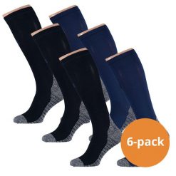 Skarpety kompresyjne do biegania Xtreme, 6 par, Multi Niebieski. Niebieskie skarpety XTREME SOCKSWEAR, bez wzorów. Za 225.99 zł.