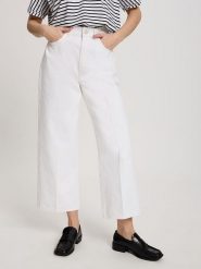 Cross Jeans Dżinsy - Comfort fit - w kolorze białym rozmiar: 29W. Białe jeansy Cross Jeans, bez wzorów, z podwyższonym stanem. Za 74.63 zł.