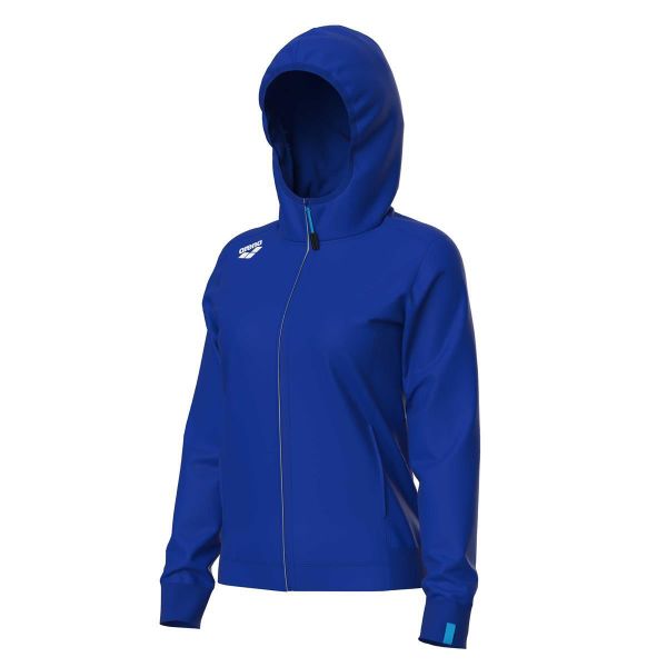 Bluza damska z kapturem Arena Team Panel. Czerwone bluzy Arena, xs, bez wzorów, z bawełny, z kapturem. Za 376.00 zł.