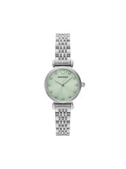 Emporio Armani Zegarek Gianni AR11667 Srebrny. Szare, analogowe zegarki Emporio Armani, srebrne. Za 1,469.00 zł.