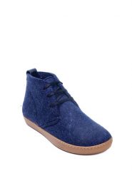 Comfortfusse Trzewiki "BlasWool" w kolorze granatowym rozmiar: 39. Niebieskie botki Comfortfüße, bez wzorów, z wełny, z okrągłym noskiem, bez obcasa, bez zapięcia. Za 259.74 zł.