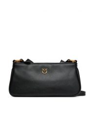 PINKO Torebka Half Moon Baguette Mini AI 25-26 PLTT 105069 A0QO Czarny. Czarne listonoszki Pinko, bez wzorów, ze skóry, bez dodatków. Za 1,059.00 zł.