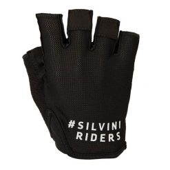 Silvini rękawiczki rowerowe UA2523 Varena – unisex, z odblaskami. Czarne rękawiczki Silvini, bez wzorów, sportowe. Za 119.99 zł.