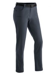 Maier Sports Spodnie softshellowe "Perlit" w kolorze granatowym rozmiar: 48. Niebieskie spodnie dresowe Maier Sports, bez wzorów, z materiału, outdoorowe. Za 322.14 zł.