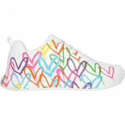 Buty sneakersy sportowe damskie Skechers Uno Lite białe wygodne. Białe obuwie sportowe Skechers, bez zapięcia, trekkingowe, Skechers Sport. Za 299.00 zł.