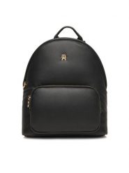 Tommy Hilfiger Plecak Popette Soft Dome AW0AW17652 Czarny. Czarne plecaki TOMMY HILFIGER, bez wzorów, ze skóry. Za 649.99 zł.