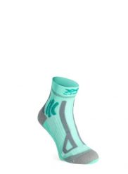 Skarpety biegowe damskie X-Socks Trail Run Energy 4.0. Zielone skarpety X Socks, bez wzorów, z elastanu. Za 70.00 zł.