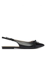 Caprice Baleriny 9-29401-46 Czarny. Czarne baleriny Caprice, bez wzorów, ze skóry, bez obcasa. Za 234.99 zł.