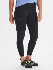 Marmot Legginsy funkcyjne "Rock Haven" w kolorze czarnym rozmiar: XS. Czarne legginsy Marmot, xs, bez wzorów, z materiału, outdoorowe. Za 154.07 zł.