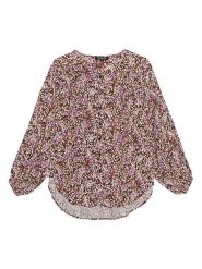 True Religion Bluzka w kolorze brązowo-jasnoróżowym rozmiar: S. Brązowe bluzki True Religion, s, bez wzorów, z wiskozy, bez kołnierzyka, bez ramiączek. Za 149.66 zł.