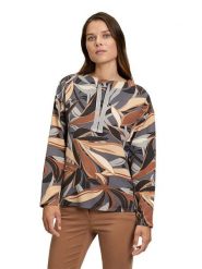 Betty Barclay Bluza w kolorze brązowo-szaro-beżowym rozmiar: 36. Brązowe bluzy Betty Barclay, bez wzorów, bez kaptura. Za 118.28 zł.