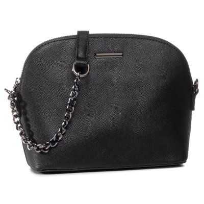 Jenny Fairy RX1354 Czarny. Czarne torebki klasyczne Jenny Fairy, bez wzorów, ze skóry ekologicznej, bez dodatków. Za 69.99 zł.