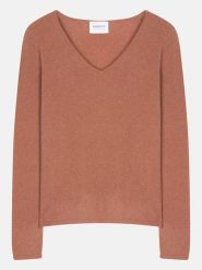 Perfect Cashmere Kaszmirowy sweter "Shannon" w kolorze pomarańczowym rozmiar: L. Czerwone swetry Perfect Cashmere, l, bez wzorów, z kaszmiru, bez ramiączek. Za 242.70 zł.