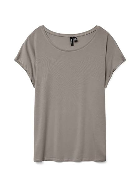 Vero Moda Koszulka w kolorze szarym rozmiar: S. Szare bluzki Vero Moda, s, bez wzorów, bez kołnierzyka, bez ramiączek. Za 52.42 zł.
