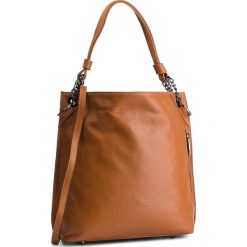 Torebka CREOLE - K10598 Koniak. Brązowe shopper Creole, bez wzorów, ze skóry, duże, bez dodatków. W wyprzedaży za 229.00 zł.