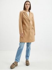 Orsay Płaszcz przejściowy w kolorze beżowym rozmiar: 38. Brązowe płaszcze Orsay, bez wzorów, bez kaptura. Za 152.99 zł.