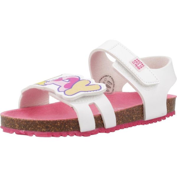 Sandały AGATHA RUIZ DE LA PRADA 242935A Biały. Białe sandały Agatha Ruiz de la Prada, bez wzorów, z materiału, bez obcasa, bez zapięcia. Za 141.99 zł.