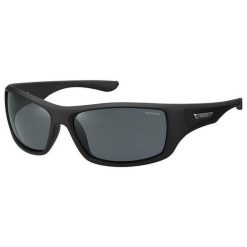 Okulary Przeciwsłoneczne Polaroid PLD 7013/S. Czarne okulary przeciwsłoneczne Polaroid, bez wzorów, sportowe. Za 299.00 zł.