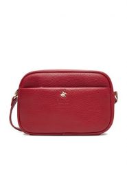 Beverly Hills Polo Club Torebka CEO-BHPC-C-012-08 Czerwony. Czerwone listonoszki Beverly Hills Polo Club, bez wzorów, z materiału, bez dodatków. Za 179.99 zł.