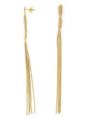 MOODE Kolczyki-wkrętki "Eugenie" rozmiar: onesize. Żółte kolczyki MOODE, ze stali. Za 43.99 zł.