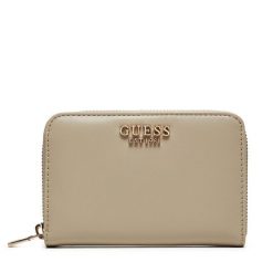 Duży Portfel Damski Guess. Brązowe portfele Guess, z aplikacjami. Za 139.99 zł.