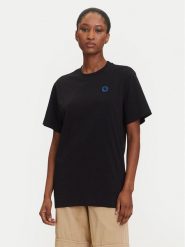 HUGO T-Shirt Vintage 50518139 Czarny Relaxed Fit. Czarne t-shirty Hugo, xxl, bez wzorów, z bawełny, bez kołnierzyka, bez ramiączek. Za 199.99 zł.