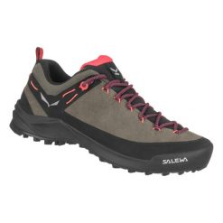 Buty Podejściowe Damskie Salewa Wildfire Leather. Brązowe trekkingi Salewa, z materiału, trekkingowe. Za 592.00 zł.