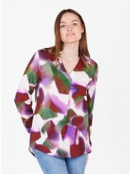 KEY LARGO Bluzka w kolorze fioletowo-oliwkowym rozmiar: XL. Brązowe bluzki KEY LARGO, xl, bez wzorów, z wiskozy, bez kołnierzyka, bez ramiączek. Za 56.66 zł.