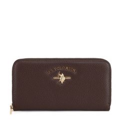 Portfel U.S. Polo Assn. Brązowe portfele U.S. Polo Assn., bez wzorów. Za 129.99 zł.