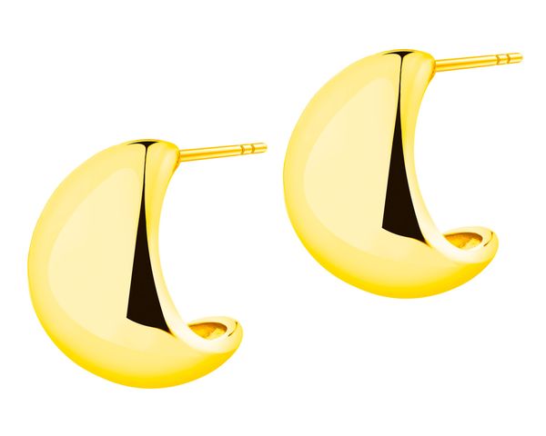 Kolczyki z mosiądzu pozłacane. Kolczyki Elixa, pozłacane. Za 119.00 zł.