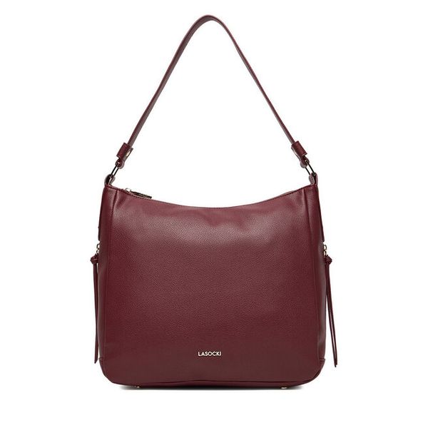 Torebka Lasocki. Czerwone torebki klasyczne Lasocki, bez wzorów, bez dodatków. Za 189.99 zł.