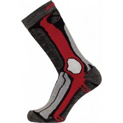 Skarpety sportowe z wełny merino dla dorosłych Apasox Marmolada. Czerwone skarpety APASOX, bez wzorów, z lycry. Za 120.95 zł.