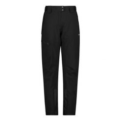 Spodnie damskie narciarskie CMP 34W3946. Czarne spodnie materiałowe CMP, na co dzień, s, bez wzorów. Za 419.99 zł.