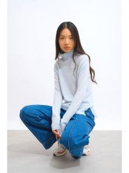 AUTHENTIC CASHMERE Kaszmirowy golf "Fornet" w kolorze błękitnym rozmiar: M. Niebieskie golfy AUTHENTIC CASHMERE, m, bez wzorów, z kaszmiru, bez ramiączek. Za 308.91 zł.