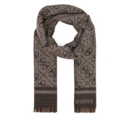 Szalik Guess. Brązowe szaliki Guess, z aplikacjami. Za 234.99 zł.